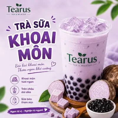 Trà Sữa Khoai Môn Kem mặn